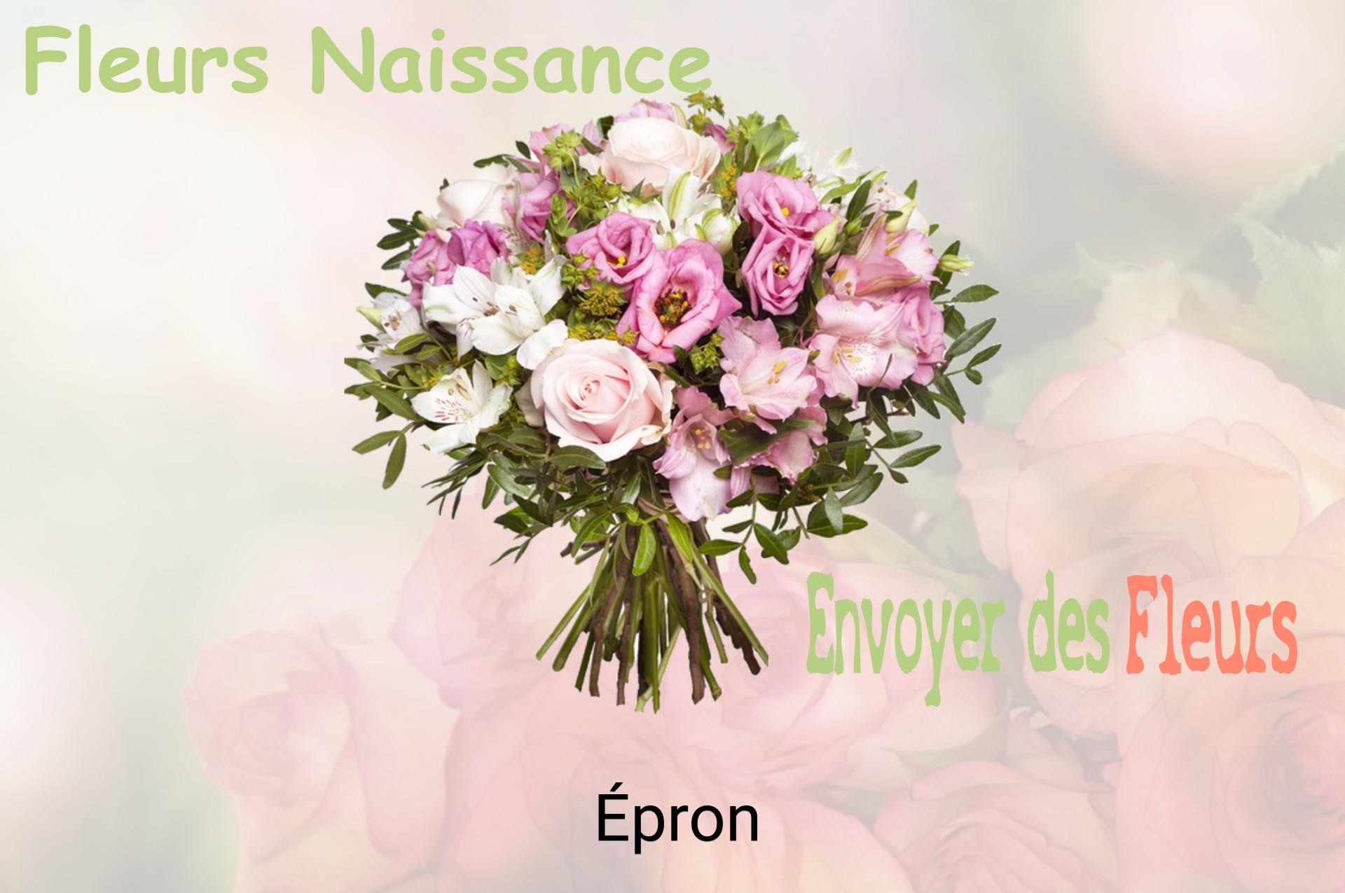 Bouquet de fleurs de naissance livré à Épron